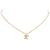 Chanel Gold CC Pendant Necklace Golden Metal Gold-plated  ref.1245521