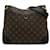 Louis Vuitton Monogramma Marrone Odeon NM MM Nero Pelle Tela Vitello simile a un vitello  ref.1245530