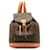 Louis Vuitton Brown Monogram Montsouris MM Leather Cloth  ref.1245543