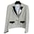 Chanel Veste en tweed chatoyant à boutons CC Écru  ref.1245596