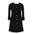 Chanel Giacca / cappotto in tweed nero con bottoni CC  ref.1245632