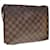 LOUIS VUITTON Damier Ebene Poche Toilette 26 bolsa norte47543 LV Auth 65621  ref.1245665