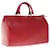 Louis Vuitton Epi Speedy 30 Bolsa de Mão Castelhano Vermelho M43007 Autenticação de LV 65488 Couro  ref.1245673