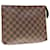 LOUIS VUITTON Damier Ebene Poche Toilette 26 Pouch N47543 LV Auth 65620  ref.1245705