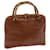 GUCCI Bamboo Hand Bag Leather Brown Auth ac2689  ref.1245736
