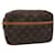 Louis Vuitton Monogram Compiegne 23 Clutch Bag M51847 LV Auth am5679 Cloth  ref.1245760