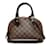 Alma LOUIS VUITTON Handbags Brown Linen  ref.1245829