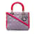 Lady Dior DIOR Handbags Purple Leather  ref.1245878