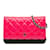 Wallet On Chain CHANEL Handtaschen Pink Leder  ref.1245955