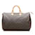 Speedy LOUIS VUITTON Handbags Brown Cloth  ref.1245963