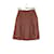 Paule Ka Leather skirt Brown  ref.1246126