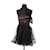 Red Valentino Dress with lace Black  ref.1246129