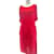 NINA RICCI Robes T. ca 46 polyestyer Polyester Rouge  ref.1246360