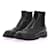 PRADA  Ankle boots T.eu 38 leather Black  ref.1246373