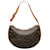 Louis Vuitton Brown Monogram Croissant MM Leather Cloth  ref.1246966