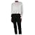 Isabel Marant Camisa algodón plisada color crema - talla UK 6 Crudo  ref.1246997