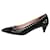 Miu Miu Sapatos de salto gatinho pretos com detalhe de tachas - tamanho UE 36.5 Couro  ref.1247016