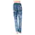 Jean Philipp Plein Milkshake Delfi Boyfriend Bleu Denim  - vue 3