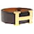 Hermès HERMES Constance Belt Leather 35.4"" Dark Brown Auth am5720  ref.1247120
