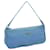 Bolsa para acessórios PRADA Nylon Azul Autenticação10595  ref.1247160