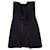 Maje Strapless Satin-Trim Mini Dress in Black Polyester  ref.1199496
