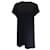 Autre Marque Lisa Perry Minivestido preto de crepe de seda com mangas e boné  ref.1246221