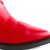 DIOR - Dior West Stiefeletten aus rotem Leder mit Absatz (Größe 37) - Ansicht 5