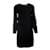 Cacharel, Black dress with zippers Polyester  ref.1246256