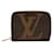 Louis Vuitton Brown Monogram Giant Reverse Zippy Coin Pouch Cloth  ref.1246540