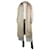 Autre Marque Neutral pleated cotton trench coat - size S  ref.1246592