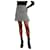 Red Valentino Black wool ruffle mini skirt - size UK 8  ref.1246596