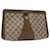GUCCI GG Canvas Web Sherry Line Clutch Bag PVC Beige Green Red Auth 65580  ref.1246734