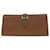 Hermès HERMES Wallet Leather 2Set Brown Orange Auth yb496  ref.1246759