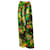 Autre Marque Pantaloni di seta stampati multi floreali marroni di Richard Quinn / i pantaloni Multicolore  ref.1246826