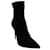 Casadei Bottines chaussettes en daim noir Suede  ref.1246831