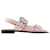 Feminine Buckle Ballerinas - Ganni - Synthetic Leather - Pink Leatherette  ref.1246857