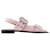Feminine Buckle Ballerinas - Ganni - Synthetic Leather - Pink Leatherette  ref.1246886