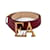Emporio Armani Thin Belt Leather 90 Red  ref.1247211
