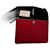 Cambon Chanel Fazzoletto Rosso Pelle  ref.1247289