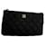 Cambon Chanel Bolso de embrague pequeño Negro Cuero  ref.1247290