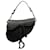 Dior Black Mini Ultra Matte Saddle Leather Pony-style calfskin  ref.1247328