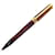ST DUPONT MONTPARNASSE BALLPOINT PEN CHINESE LACQUER & GOLD PEN SET Brown Gold-plated  ref.1247503