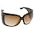 GUCCI Sonnenbrille Kunststoff Braun Auth bs11868  ref.1247676