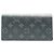 Louis Vuitton Monogram Eclipse Canvas Brazza Geldbörse Schwarz - Ansicht 2