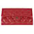 Chanel Geldbörse damen Rot Leder  ref.1247820