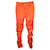 Dolce & Gabbana Vaqueros slim fit con pliegues en algodón naranja  ref.1247860
