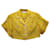 Chemise courte à pois Zimmermann High Tide en lin jaune  ref.1247871