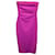 Autre Marque Alex Perry Dylan gerüschtes trägerloses Kleid aus rosa Triacetat Pink Synthetisch  ref.1247873