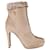Alaïa Ruffle Trimmed with Bow Ankle Boots in Nude Ponyhair Flesh Wool Pony hair  ref.1247940