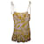 Mini abito con stampa floreale raccolto Zimmermann Bells in lino giallo Biancheria  ref.1247941